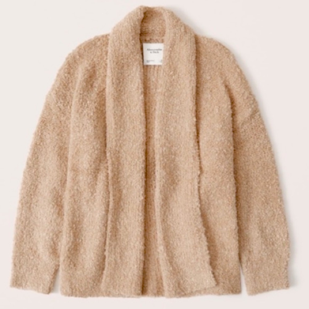 Abercrombie & Fitch Tan Cardigan size S